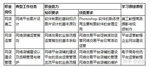 电子商务专业的侧重点